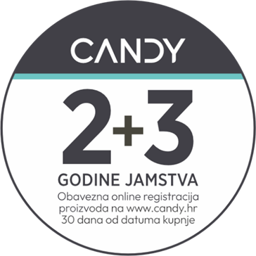 Candy - 5 godina potpune garancije