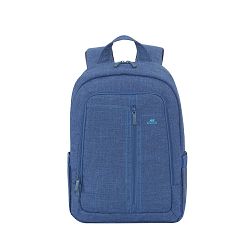 Ruksak RivaCase 15.6" Alpendorf 7560 Blue laptop Canvas backpack