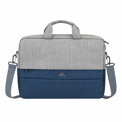 Torba RivaCase 15.6" Prater 7532 Grey/Dark Blue anti-theft laptop bag
