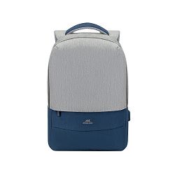 Ruksak RivaCase 15.6" Prater 7562 Grey/Dark Blue anti-theft laptop backpack