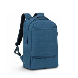 Ruksak RivaCase 17.3" Biscayne 8365 Blue carry-on laptop backpack
