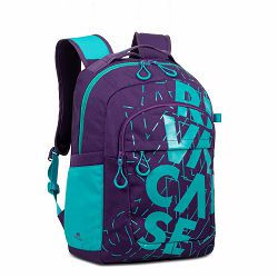 Ruksak RivaCase 30L Heide 5430 violet/aqua Urban backpack