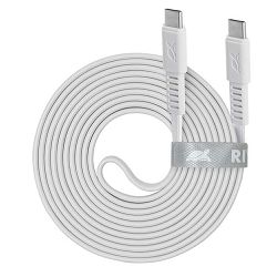 Kabel RivaCase PS6005 WT21 Type-C / Type-C cable, 2,1m white, 12/96